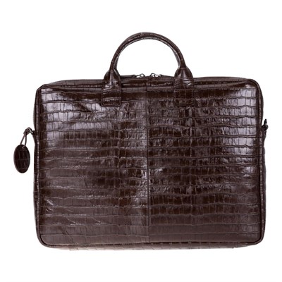 Bloominbag Mocha Croco Hakiki Deri 15-16 Inç Macbook/laptop Çantası