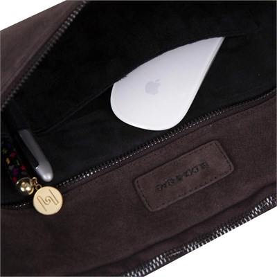 Bloominbag Mocha Still Hakiki Süet Deri 15-16 Inç Macbook/laptop Kılıfı