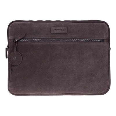 Bloominbag Mocha Still Hakiki Süet Deri 13-14 Inç Macbook/laptop Kılıfı