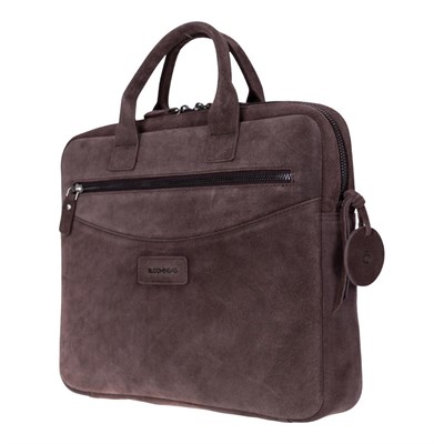 Bloominbag Mocha Still Hakiki Süet Deri 13-14 Inç Macbook/laptop Çantası