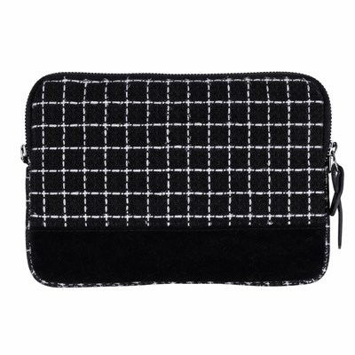 Bloominbag Noir Tweed Crossbody Çapraz Askılı Çanta