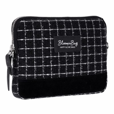 Bloominbag Noir Tweed Crossbody Çapraz Askılı Çanta
