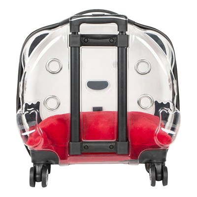 Bloominbag Pawbuddy Clear Companion – Şeffaf Tekerlekli Evcil Hayvan Taşıma Çantası