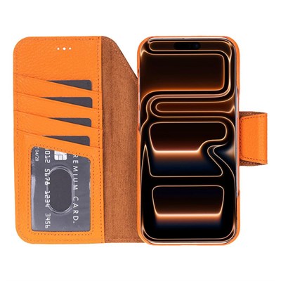 Bloominbag Porta Burnt Amber Deri Iphone 17 Pro (6.3