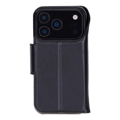 Bloominbag Porta Noir Black Deri Iphone 17 Pro (6.3