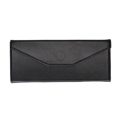 Bloominbag Prisma Noir Black Deri Gözlük Kılıfı – Mıknatıslı Üçgen Tasarım
