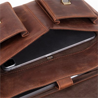 Bloominbag Rivoli Saddle Heritage Hakiki Deri 13–14 Inç Laptop Ve Evrak Çantası