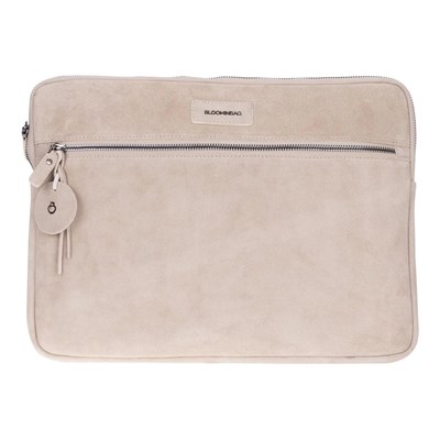 Bloominbag Sand Still Hakiki Süet Deri 13-14 Inç Macbook/laptop Kılıfı