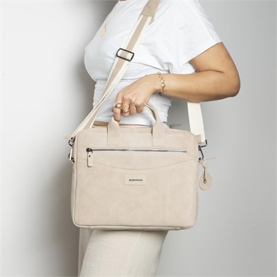 Bloominbag Sand Still Hakiki Süet Deri 15-16 Inç Macbook/laptop Çantası