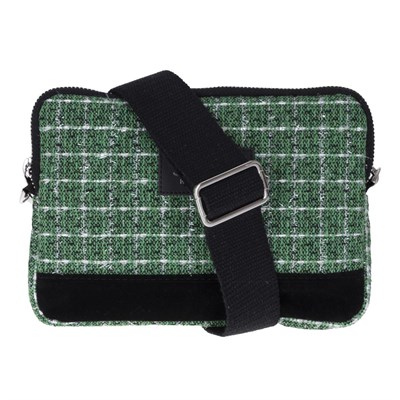 Bloominbag Shepherd Tweed Çapraz Askılı Çanta
