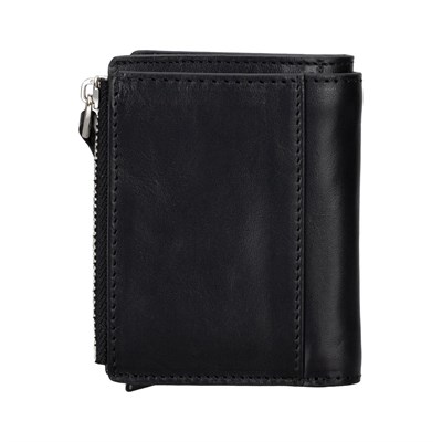 Bloominbag Siena Noir Black Mekanizmalı Deri Cüzdan & Kartlık (rfid Korumalı)