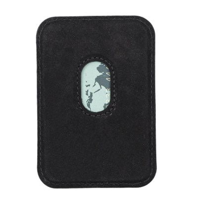 Bloominbag Snapé Noir Black Mıknatıslı Deri Telefon Kartlık