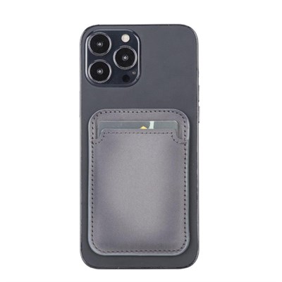 Bloominbag Snapé Stone Gray Mıknatıslı Deri Telefon Kartlık
