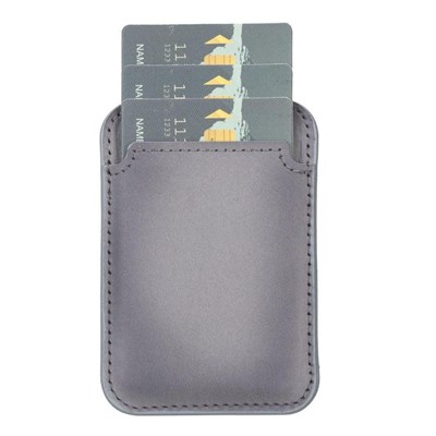 Bloominbag Snapé Stone Gray Mıknatıslı Deri Telefon Kartlık