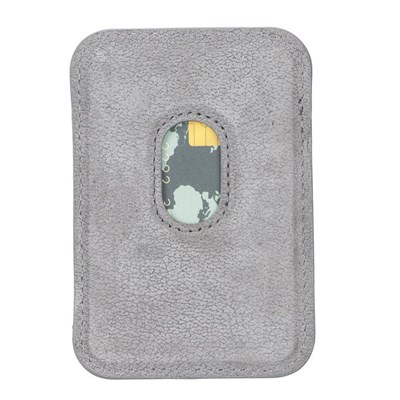 Bloominbag Snapé Stone Gray Mıknatıslı Deri Telefon Kartlık