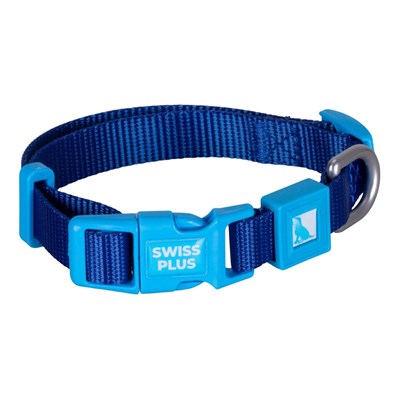 Bloominbag Swissplus Urban Paws Köpek Tasması – Deep Ocean Blue | Ayarlanabilir, Dayanıklı, Hafif-15mm