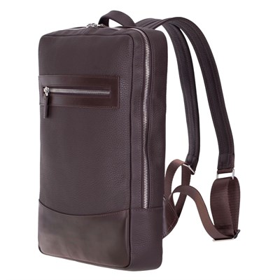Bloominbag Vicenza Espresso Roast 13–14 Inç Laptop Bölmeli Hakiki Deri Sırt Çantası