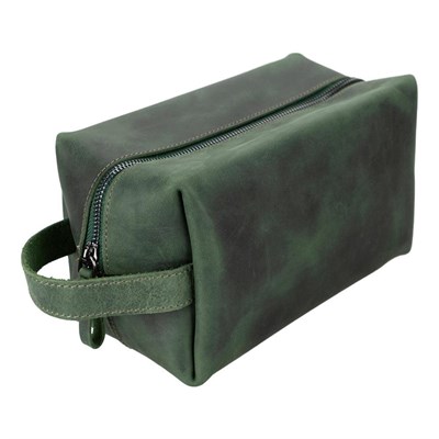 Bloominbag Voyage Cypress Green Hakiki Deri Dopp Kit – X Large