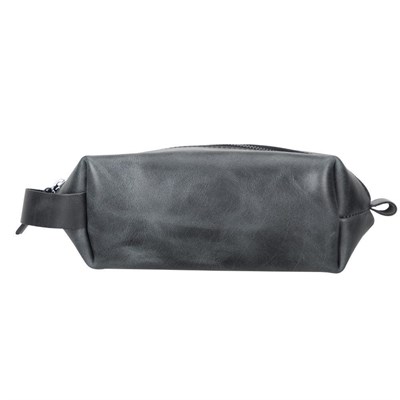 Bloominbag Voyage Marine Blue Hakiki Deri Dopp Kit – Large