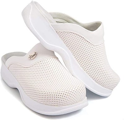 BLUE ORTHOPEDİC SABO TERLİK-Klasik Beyaz Ortopedik Sabo Terlik