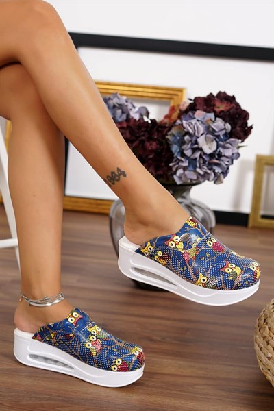 BLUE ORTHOPEDİC SABO TERLİK-Laci Baykuş Airmax Ortopedik Sabo Terlik