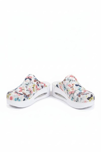 BLUE ORTHOPEDİC SABO TERLİK-Pastel Kelebek Airmax Ortopedik Sabo Terlik (40)