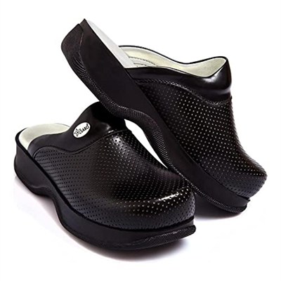 BLUE ORTHOPEDİC SABO TERLİK-Siyah Klasik Ortopedik Sabo Terlik Hastane,Aşçı,Sağlık Personeli Terliği