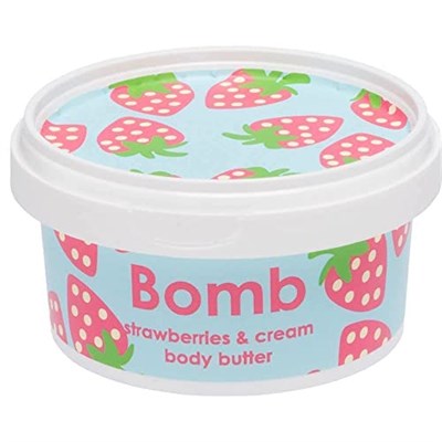Bomb Cosmetics Strawberry & Cream Vücut Kremi (200 ml) - Seçenekler: 200 ml, 160 ml, 160 ml (2 paketi), 200 ml (2 paketi)
