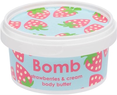 Bomb Cosmetics Strawberry & Cream Vücut Kremi (200 ml) - Seçenekler: 200 ml, 160 ml, 160 ml (2 paketi), 200 ml (2 paketi)