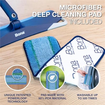 Bona® Çok Yüzeyli Zeminler için Pet Sistemi Premium Pet Mikrofiber Paspas