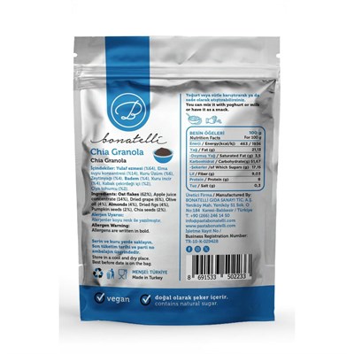 Bonatelli Chıa Granola 300 G