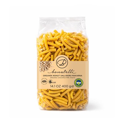 Bonatelli Organik Nohut Unlu Boru Makarna 400 G