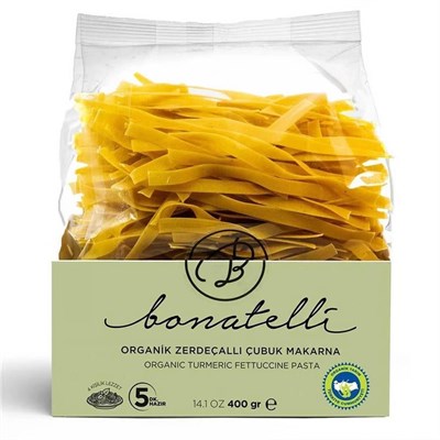 Bonatelli Organik Zerdeçallı Çubuk Makarna 400 G