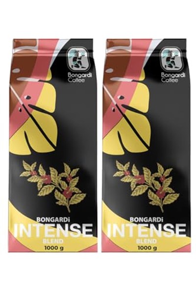 Bongardi Coffee-Bongardi Coffee Espresso Çekirdek Kahve 2x1000 Gr Orta Yumuşak ! Kilitli Paket !