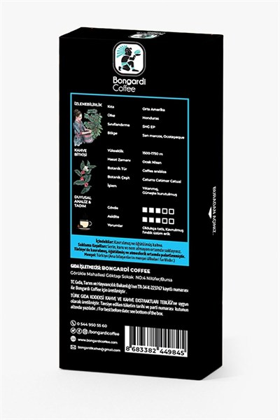 bongardi coffee Nespresso Uyumlu Kapsül Kahve Honduras 10 Kapsül