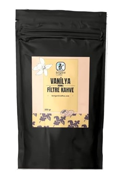 bongardi coffee Vanilya Aromalı Filtre Kahve 200 g
