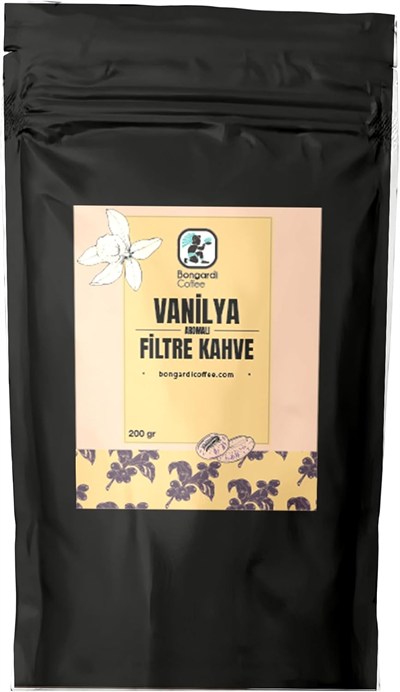 bongardi coffee Vanilya Aromalı Filtre Kahve 200 g