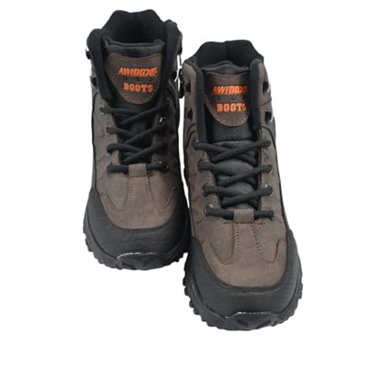 BOOTS BAĞÇIKLI NUBUK DERİ ORTAPEDİK & ANATOMİK SAĞLAM KAYMAZ TABANLI UZUN KONÇLU İÇİ KÜRKLÜ NEFES ALAN ÇOCUK BOT