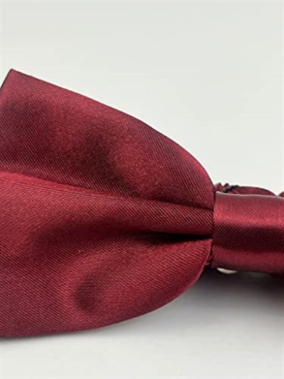 Bordo Düz Erkek SATEN KUMAŞ Papyon Bordo Tek Ebat Bordo Tek Ebat ars-472