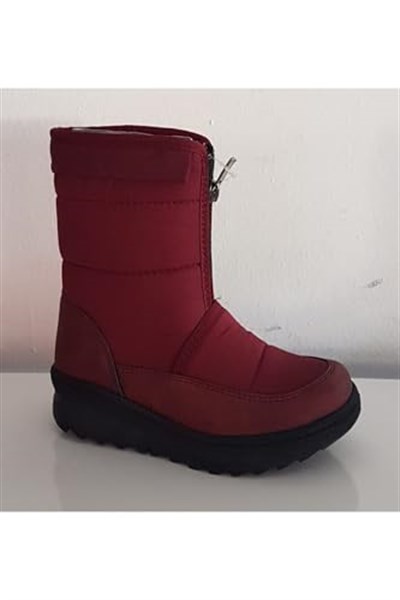 Bordo L.petit Fermuarlı Kız Çocuk Bot Bordo 26