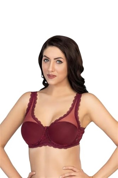 BORDO MI Emay 172 D PEDLİ DANTELLİ BALENLİ MİNİMAZER