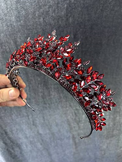 Bordo Sezen Model 3 Boyutlu Kına Ve Gelin Tacı