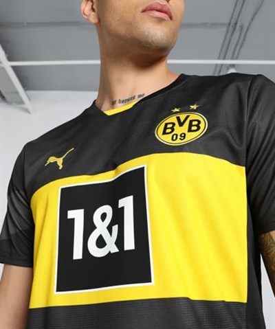 Borussia Dortmund Away Erkek Siyah Futbol Forma 77495602