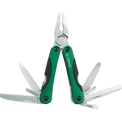 Bosch - 12 Fonksiyonlu Çok Amaçlı Çakı, Ergonomik Tasarım, Uzun Ömürlü, Yeşil