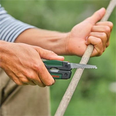 Bosch 16sı 1 arada çok amaçlı alet, DIY, outdoor ve kamp için çok amaçlı alet, paslanmaz çelik, kilitleme fonksiyonu, yumuşak tutuş, 16 fonksiyon, pense, makas, tornavida, bıçak, testere vb