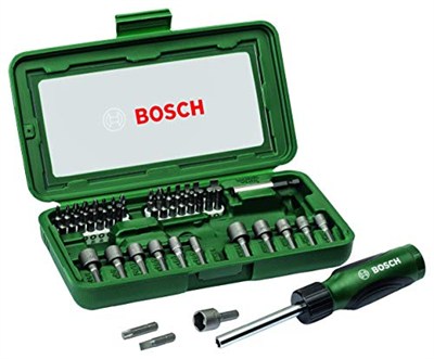 Bosch - 46 Parça Tornavidalı Vidalama ve Lokma Ucu Seti (Promo Versiyon)
