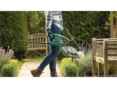 Bosch Elektrikli Çit Kesme Makinesi EasyHedgeCut 45 (420 W, 45 cm Bıçak Uzunluğu, Karton Pakette)
