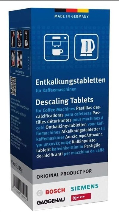 Bosch Entkalkungs tabletler için kahve makinesi ve elektrikli su kaynatıcı