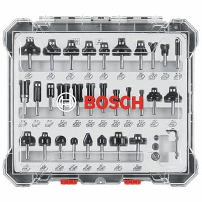 BOSCH (Evrensel Uyumlu Aksesuar) RBS030MBS 30 parça Karbür Uçlu Ahşap Freze Ucu Seti