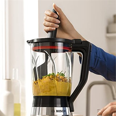 Bosch Hausgeräte Bosch MUZ9MX2 MUM9 cam mikser başlığı, ThermoSafe, 2,3 litre, şeffaf/siyah